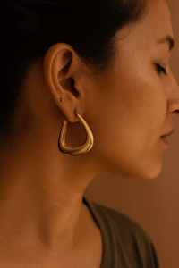 Delta Hoops - 18k Gold Plated