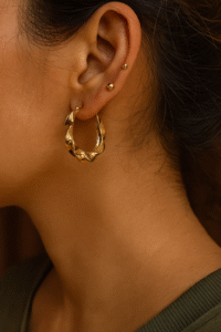Tidal Hoops - 18k Gold Plated