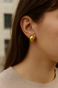 Cloud Whispers - Gold Plated Studs