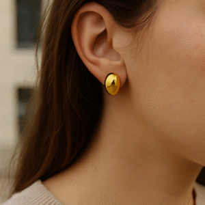 Cloud Whispers - Gold Plated Studs