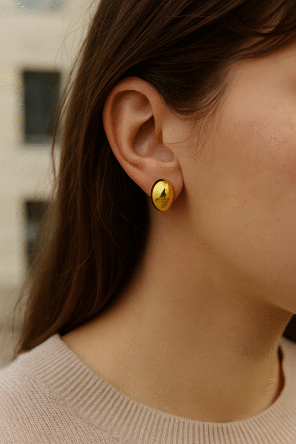 Cloud Whispers - Gold Plated Studs