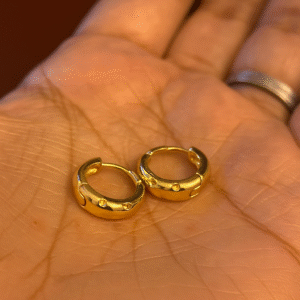 Gold huggies
