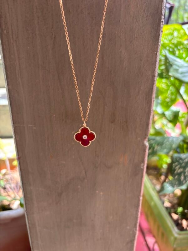 Scarlet Fleur Necklace - Image 2