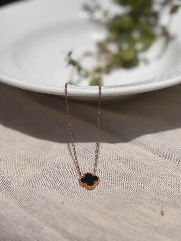 Midnight Clover Necklace - Image 2