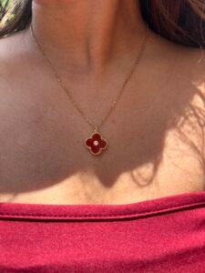 Scarlet Fleur Necklace