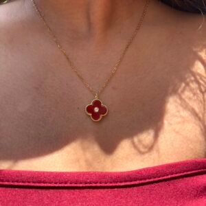 Scarlet Fleur Necklace