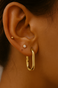 Rectangular Hoop Earrings
