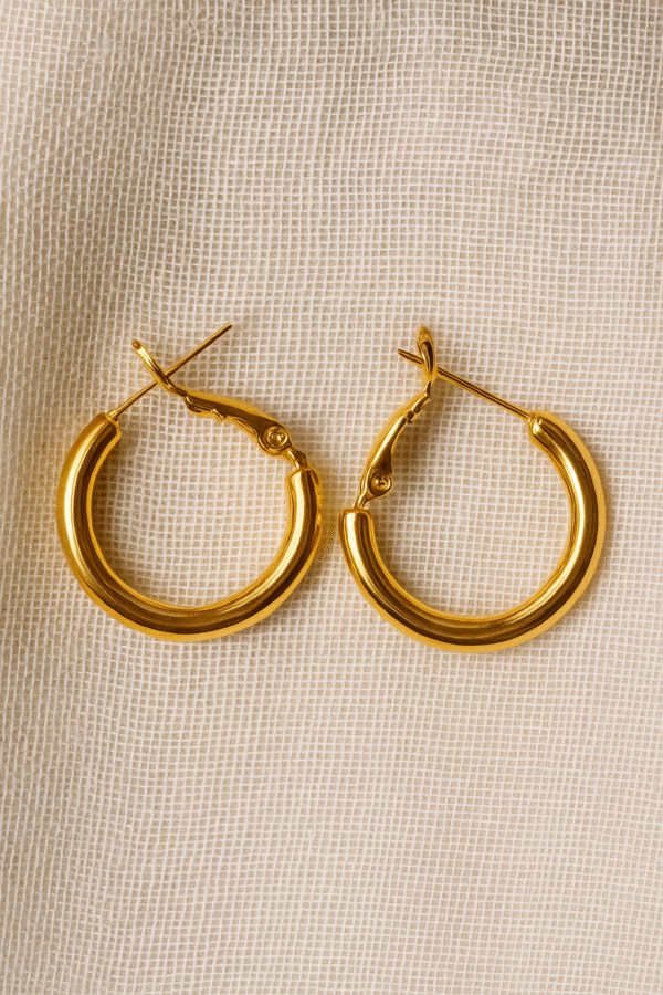 The Signature Hoop Pair — Timeless Gold Hoops Gift Bundle - Image 3