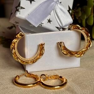 The Signature Hoop Pair — Timeless Gold Hoops Gift Bundle