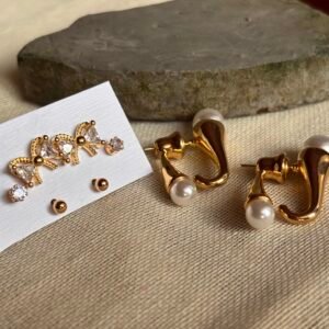 Everday Stack - Bar Studs + Multi-piercing studs