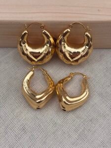 Shape Play Duo - Abstact square + Round bell hoops