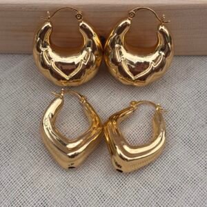 Shape Play Duo - Abstact square + Round bell hoops