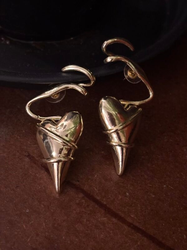 Cupid's Heart Statement Earrings