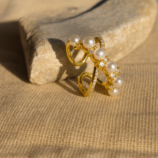 Freida Crossband Adjustable Ring